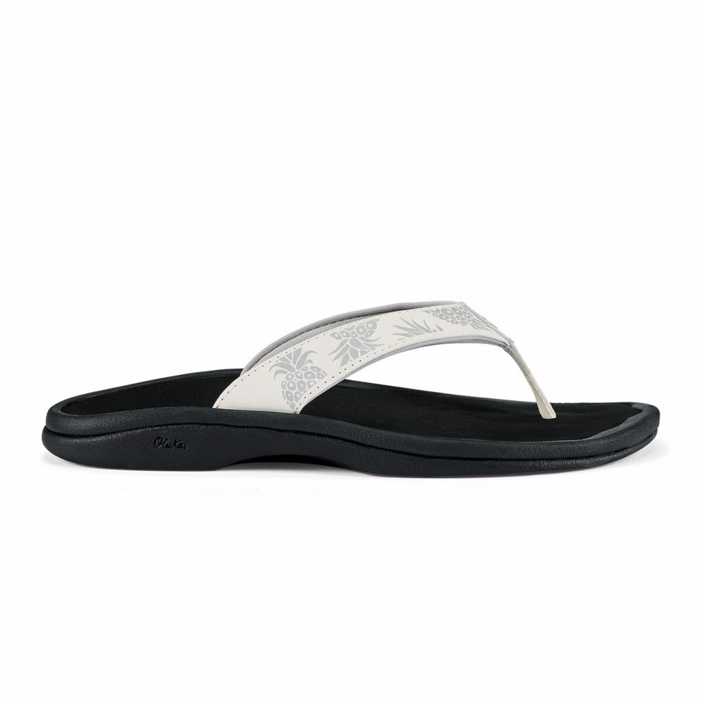 Olukai Women's Ohana Flip Flop - Bright White / Hua US407-853